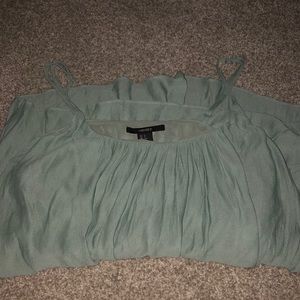 Green Tank-top Blouse